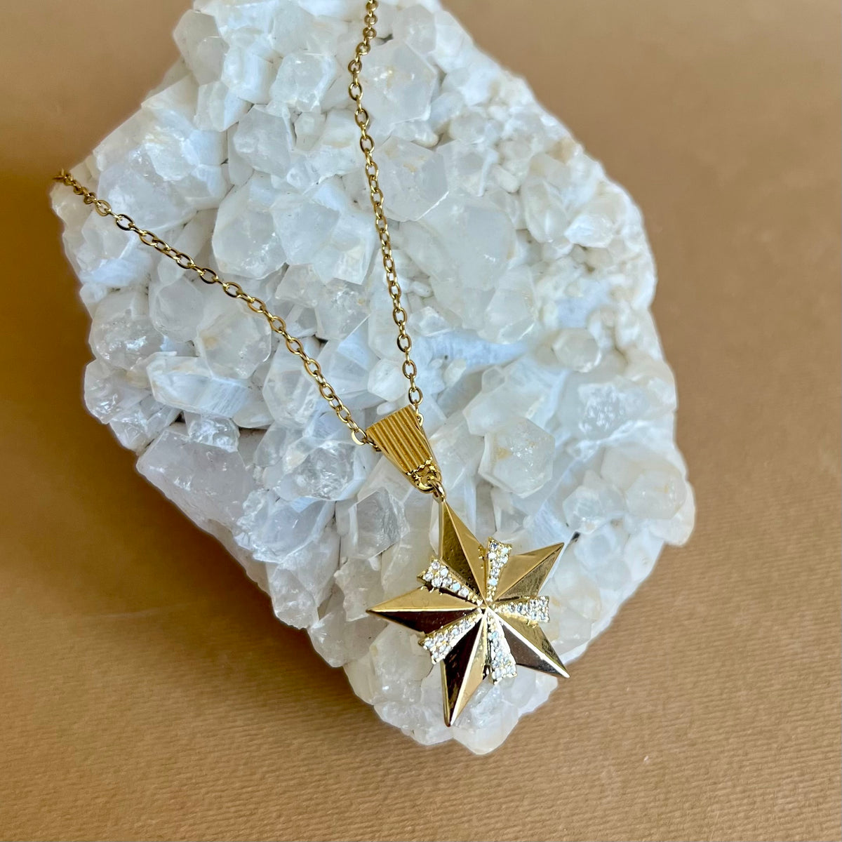 Jade | Stainless steel Necklace