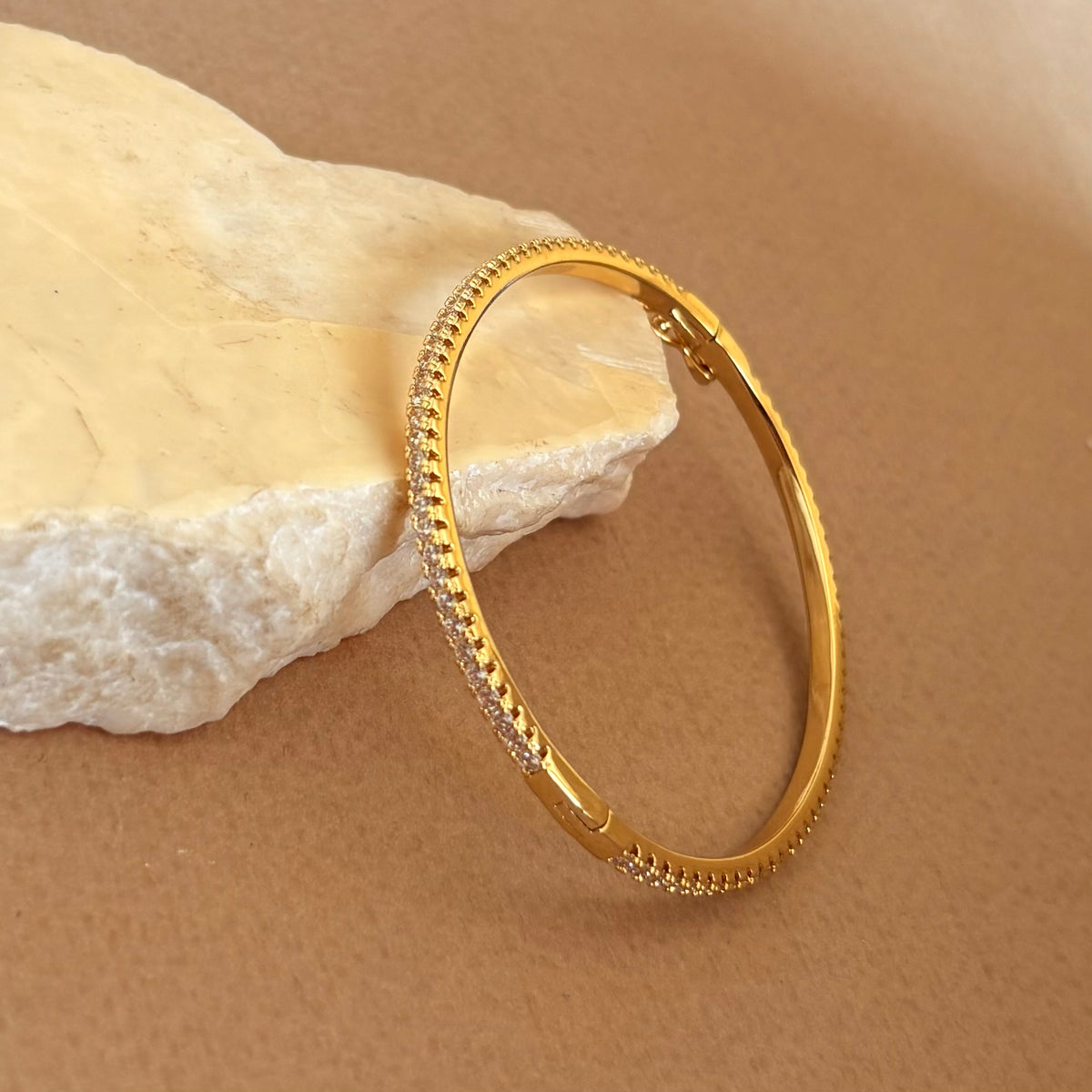 Norevia | Gold Plated Bangle