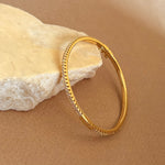 Norevia | Gold Plated Bangle