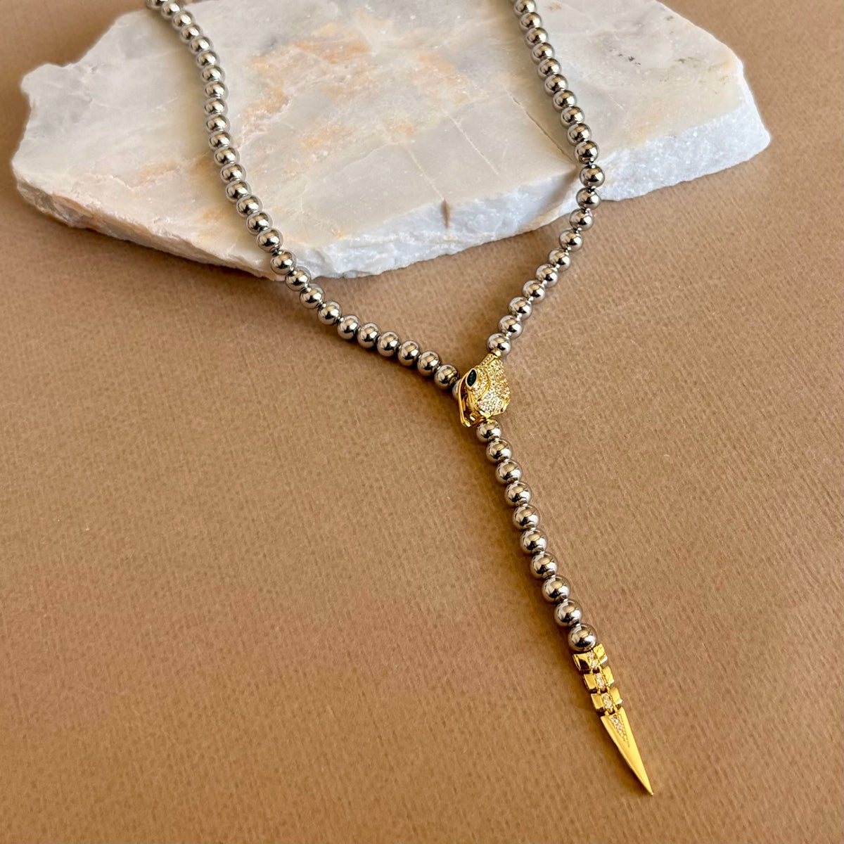 Python | Gold Plated Necklace