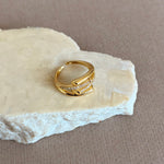 Caltrine | Gold Plated Ring