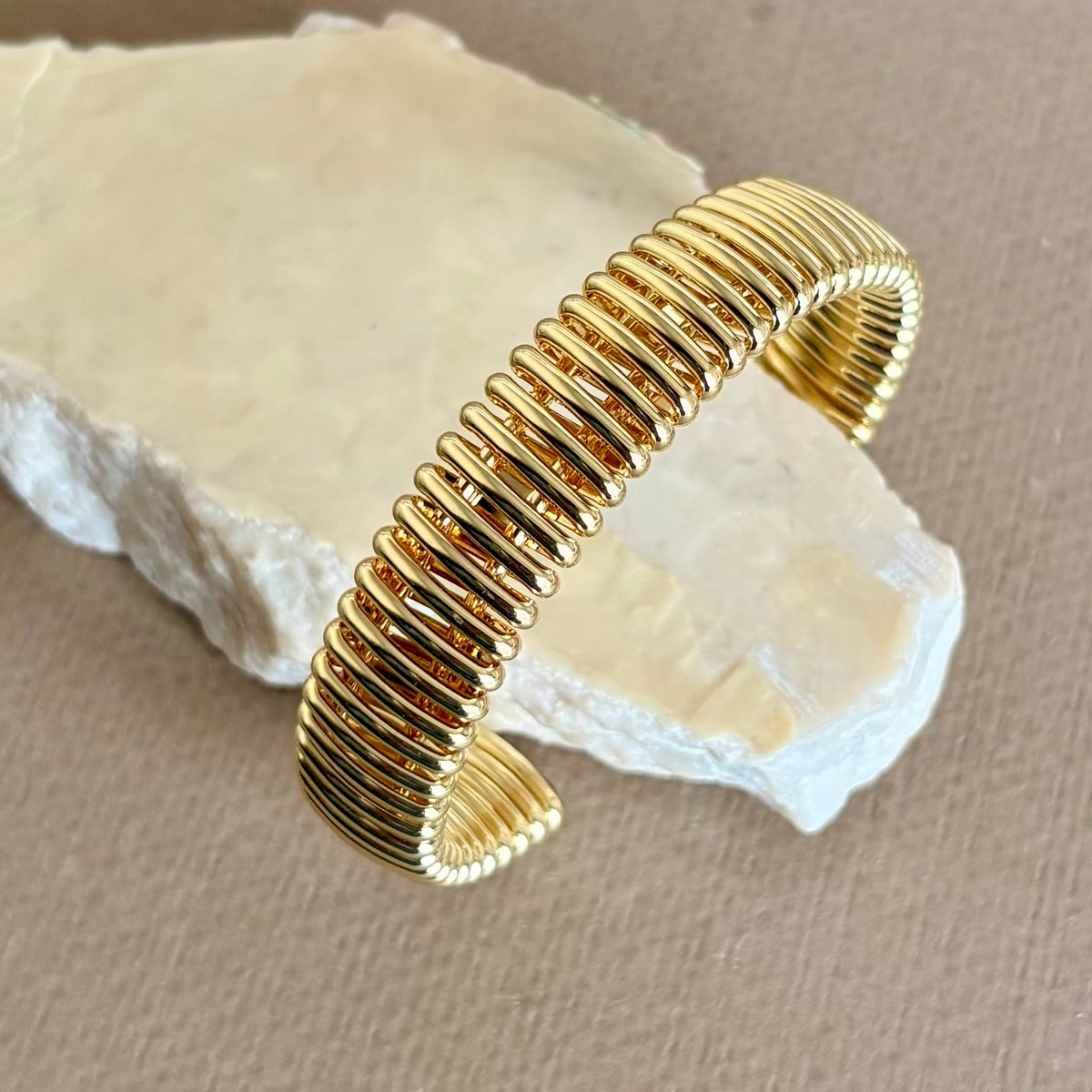 Zoa | Gold Plated Bangle