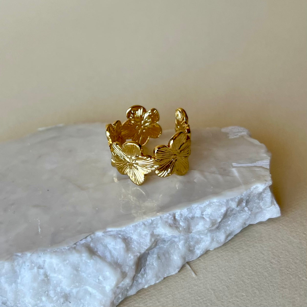 Elisa | Gold Plated Ring