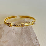 Sola 04 | Gold Plated Bangle