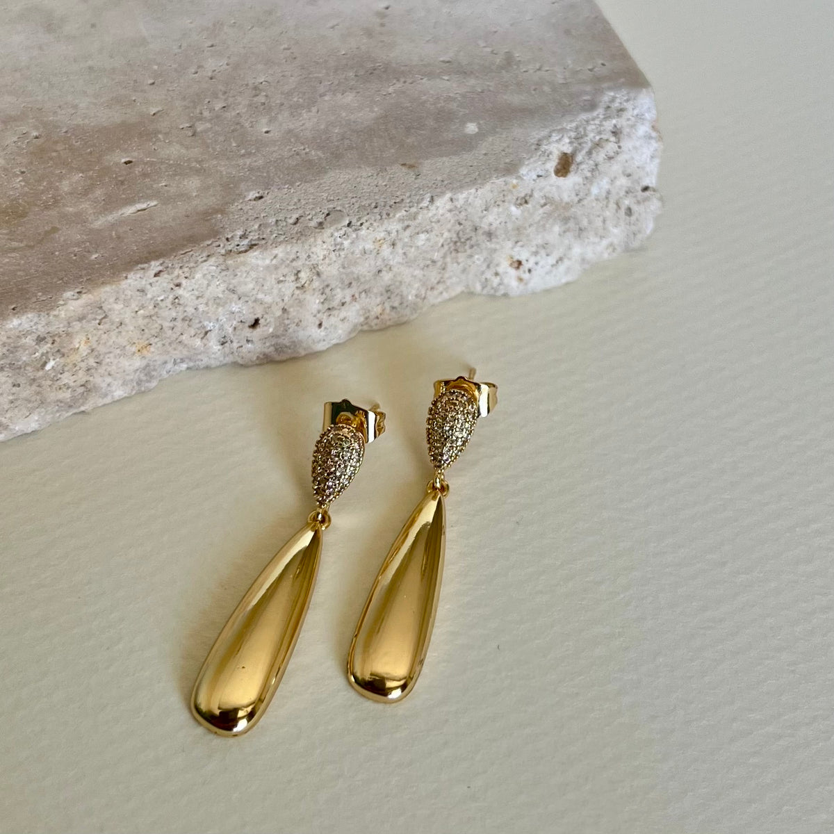 Celemetine | Gold Plated Earrings