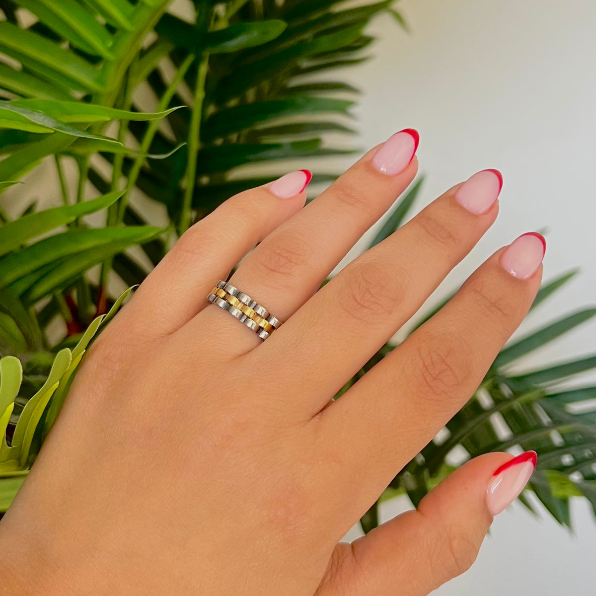 RLX RING | GOLD PLATED WHITE &GOLD