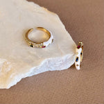 Whity | Gold Plated Ring