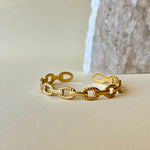 Cecile | gold Plated Bangle