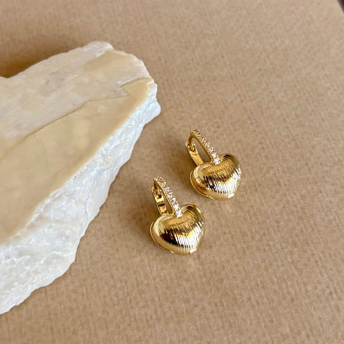 Dovaria | Gold Plated Earrings