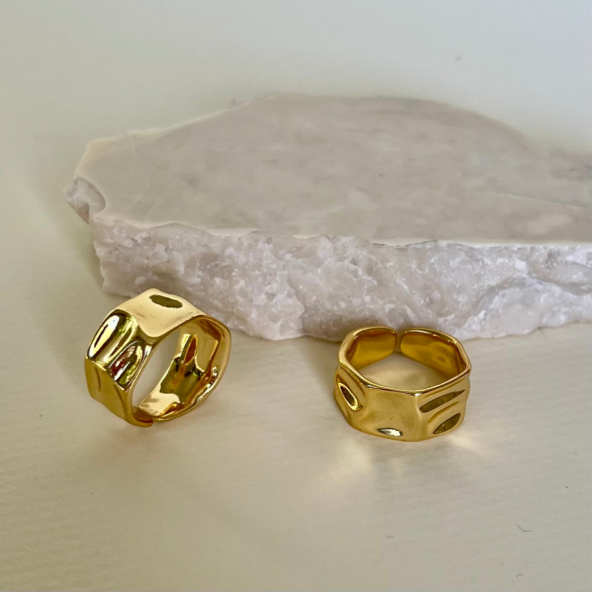 Quenzy | Gold Plated Ring