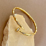 Crystal Chyodo | Gold Plated Bangle
