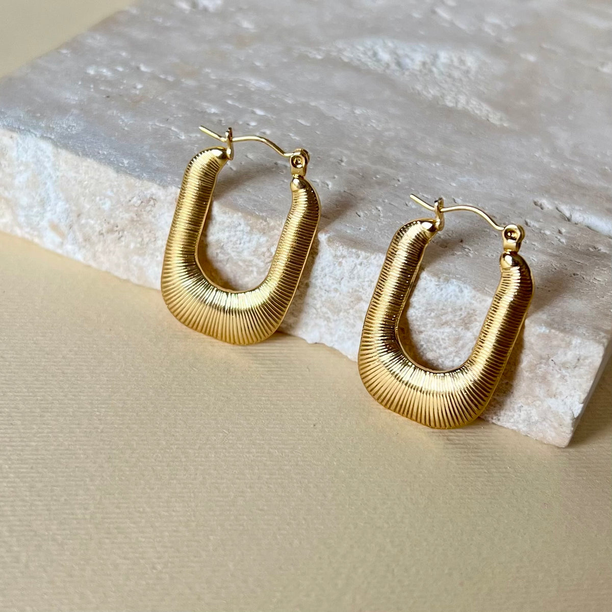 Solique | Gold Plated Earrings