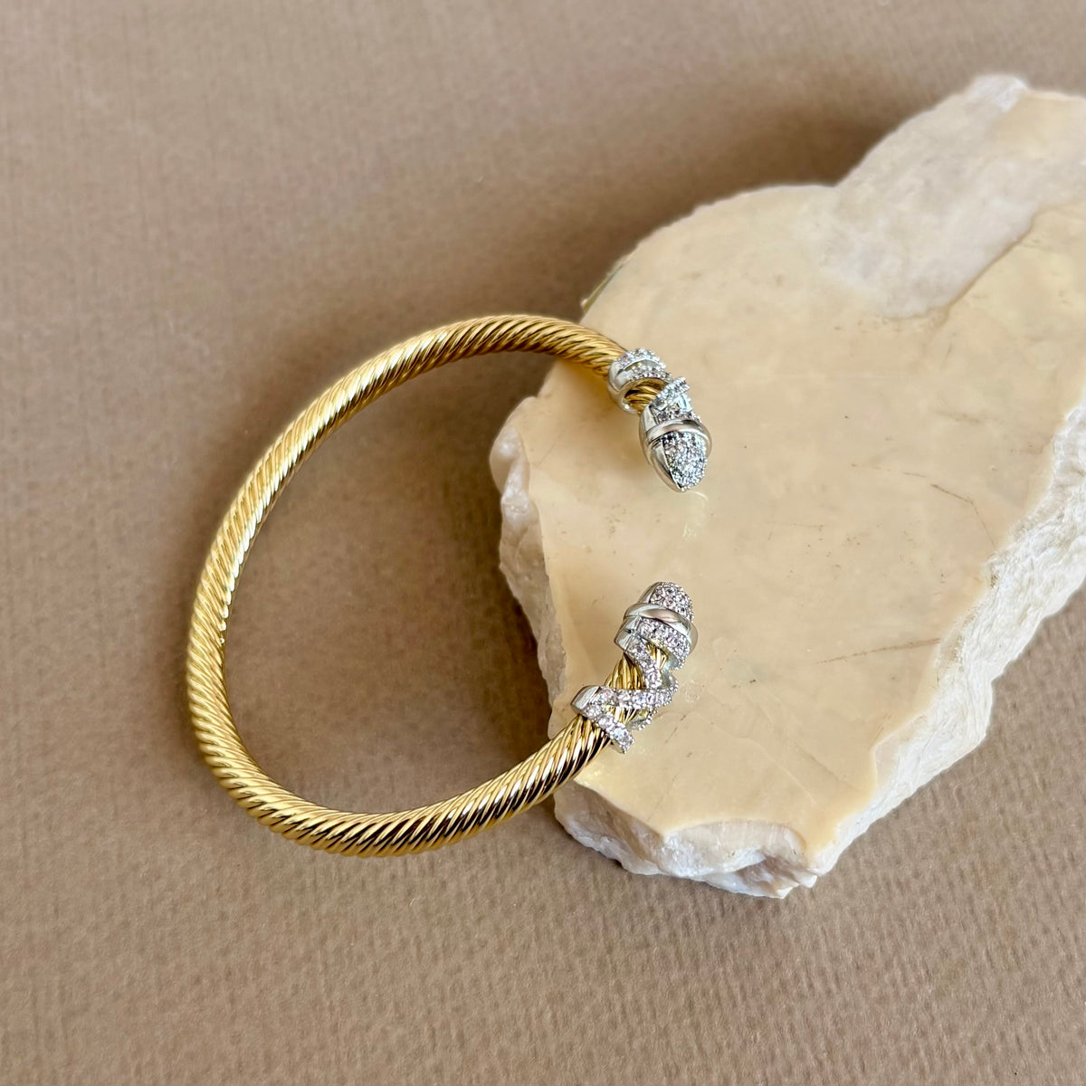Peloriah | Gold Plated Bangle