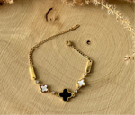 Black & White Cleef | Stainless Steel Bracelet