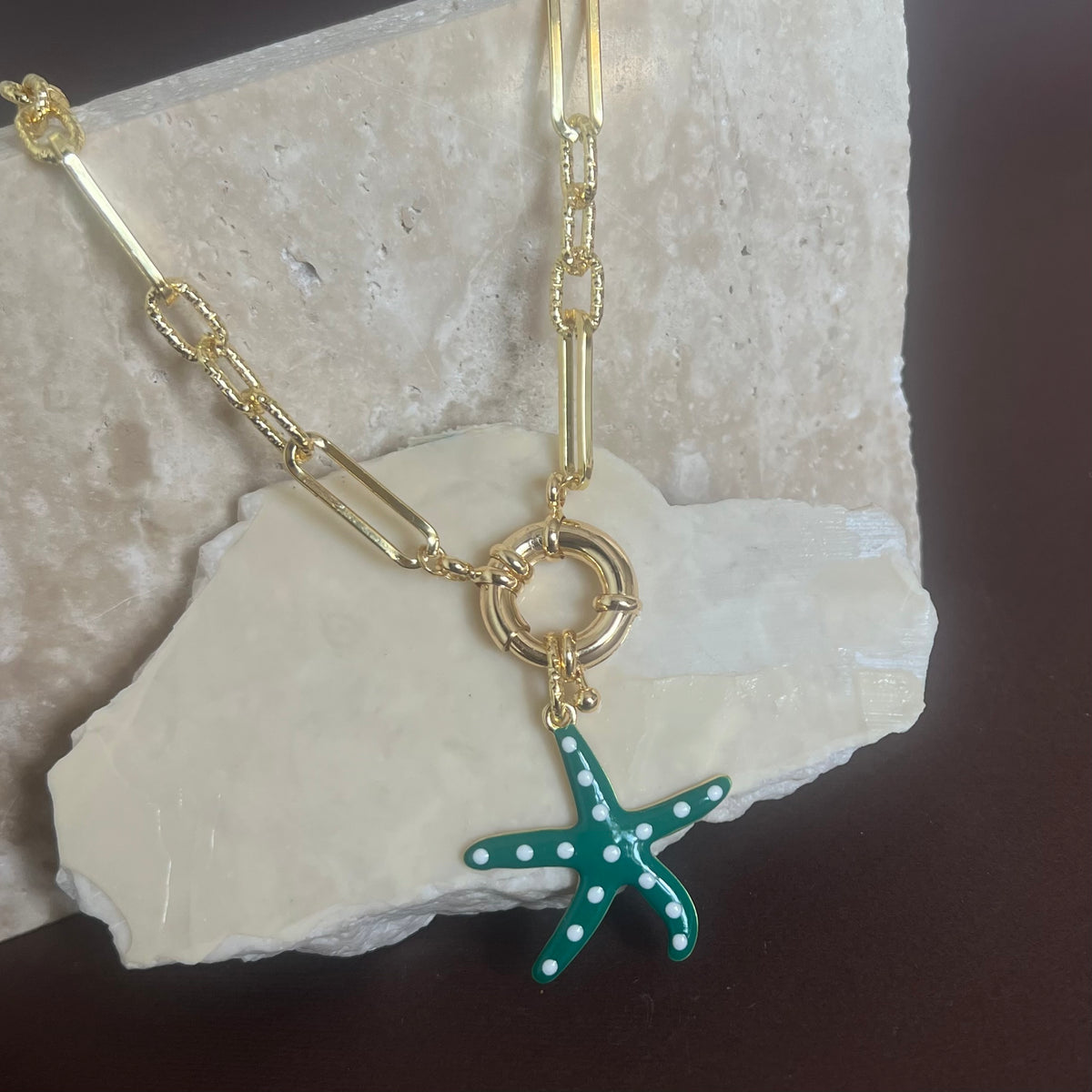 Ocean’s star 02| Gold Plated Necklace