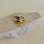 Doppio 03 | Gold Plated Ring