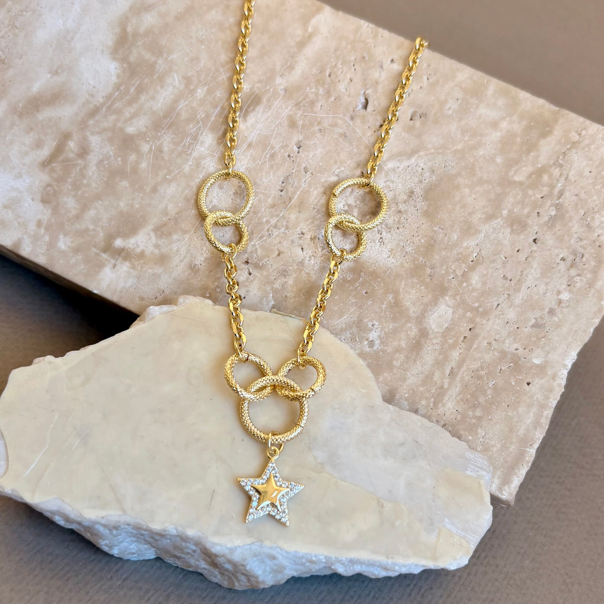 Delvra | Gold Plated Necklace