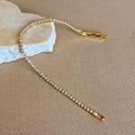 Glam's Tennis 04 | Gold Plated Bracelet