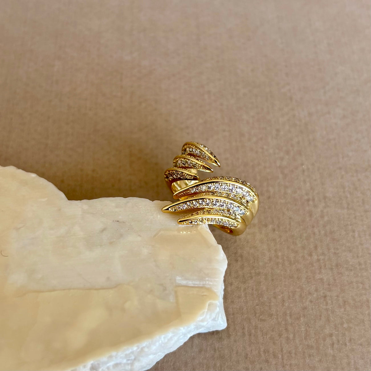Claws | Gold Plated Ring