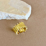 Qamar | Gold Plated Ring