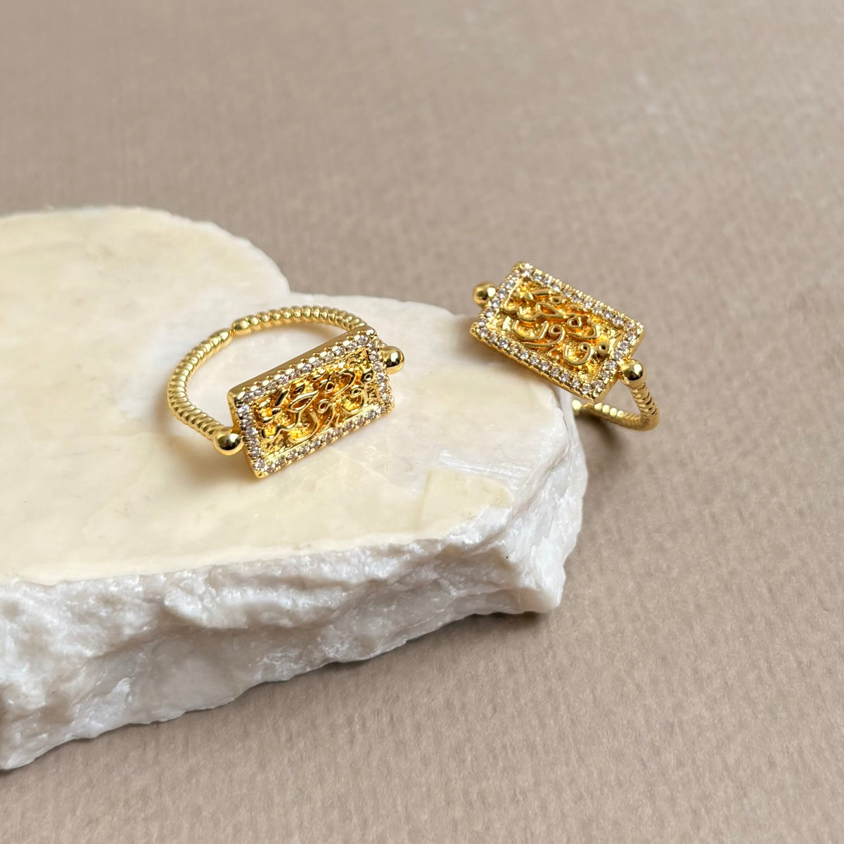 Mawada & Rahma 04 | Gold Plated Ring