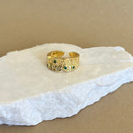 Greeny | Gold Plated Ring
