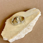 Blinky 03 | White Gold Plated Ring