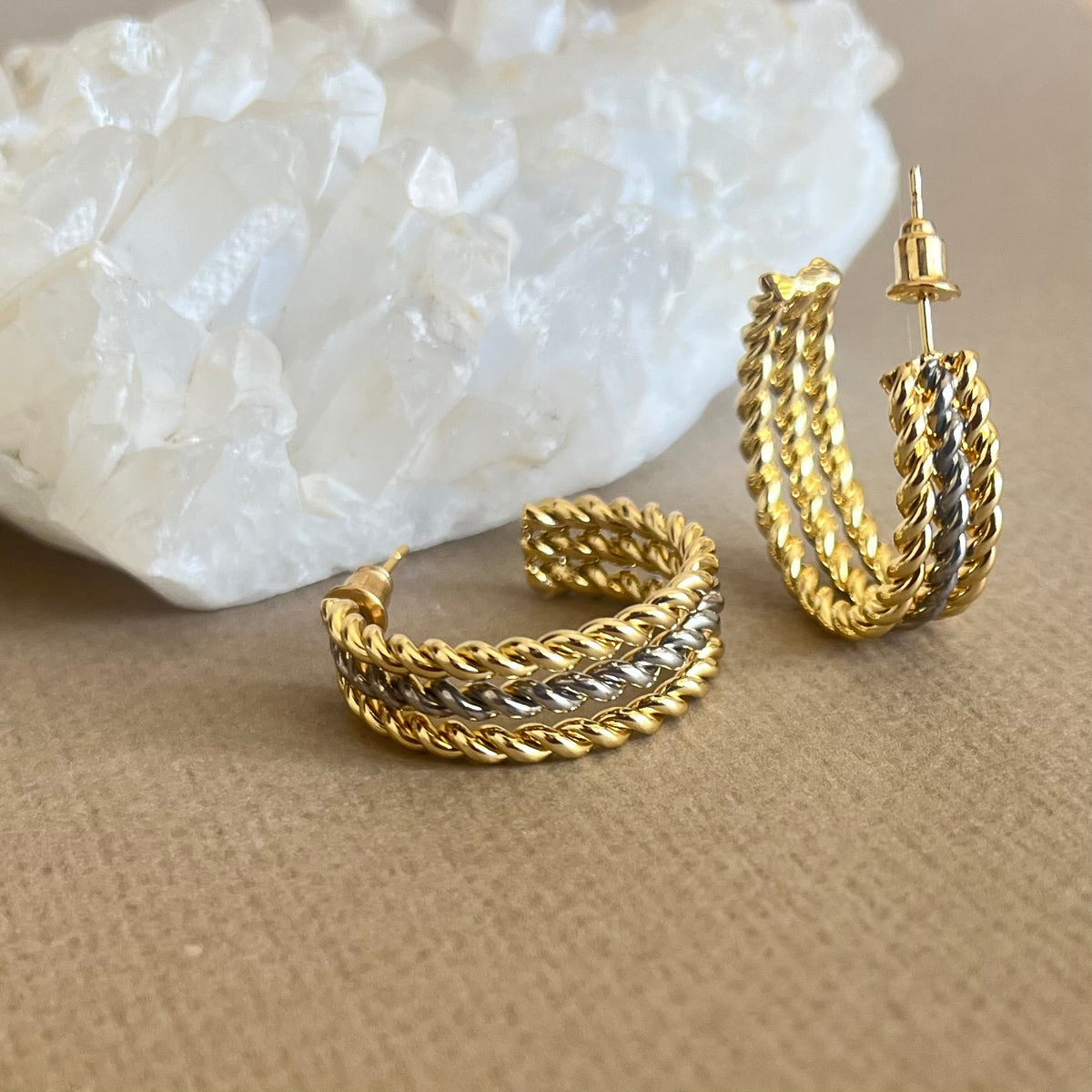 Nairobi | Gold Plated Earrings
