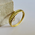 Verde | Gold Plated Bangle