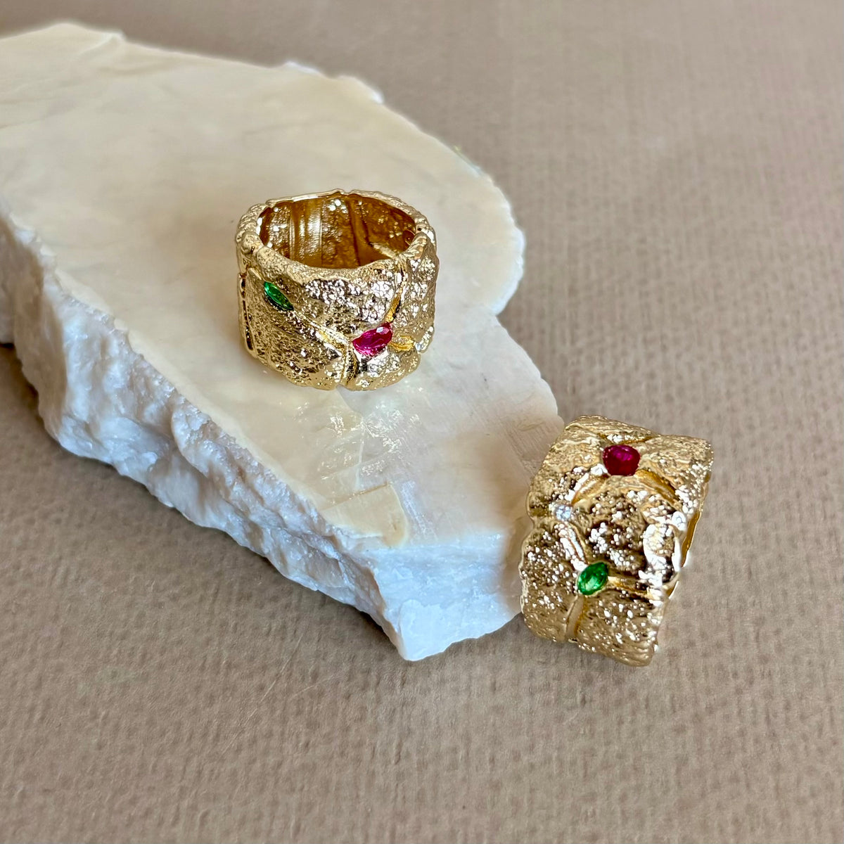Kalvera | Gold Plated Ring