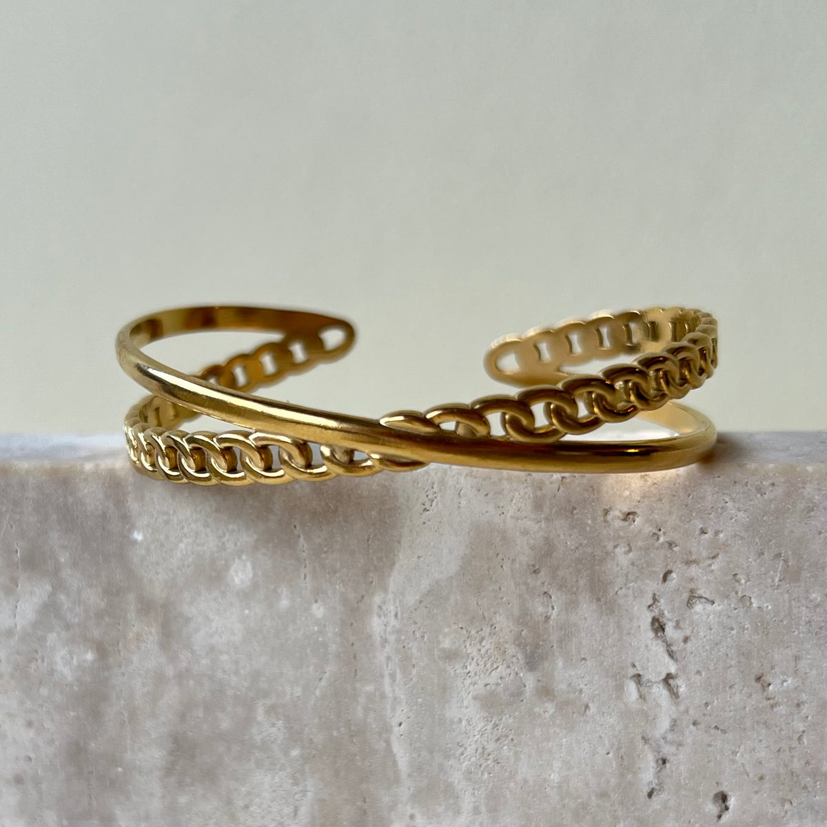 Tern |Gold Plated Bangle