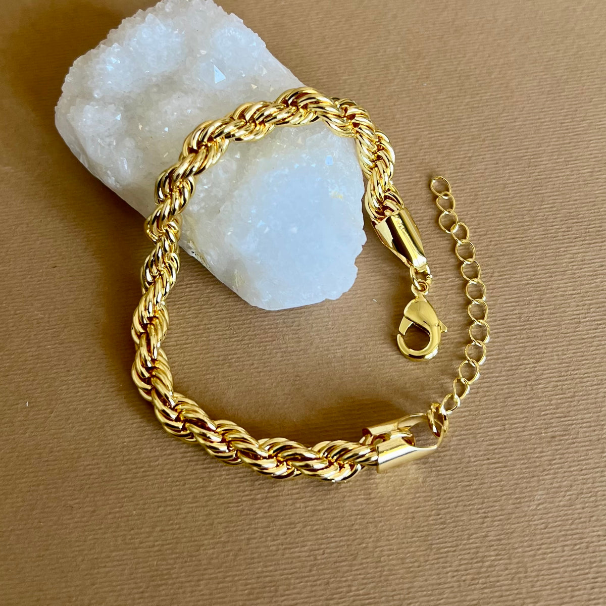 Rope chain 03 | Gold Plated Bracelet