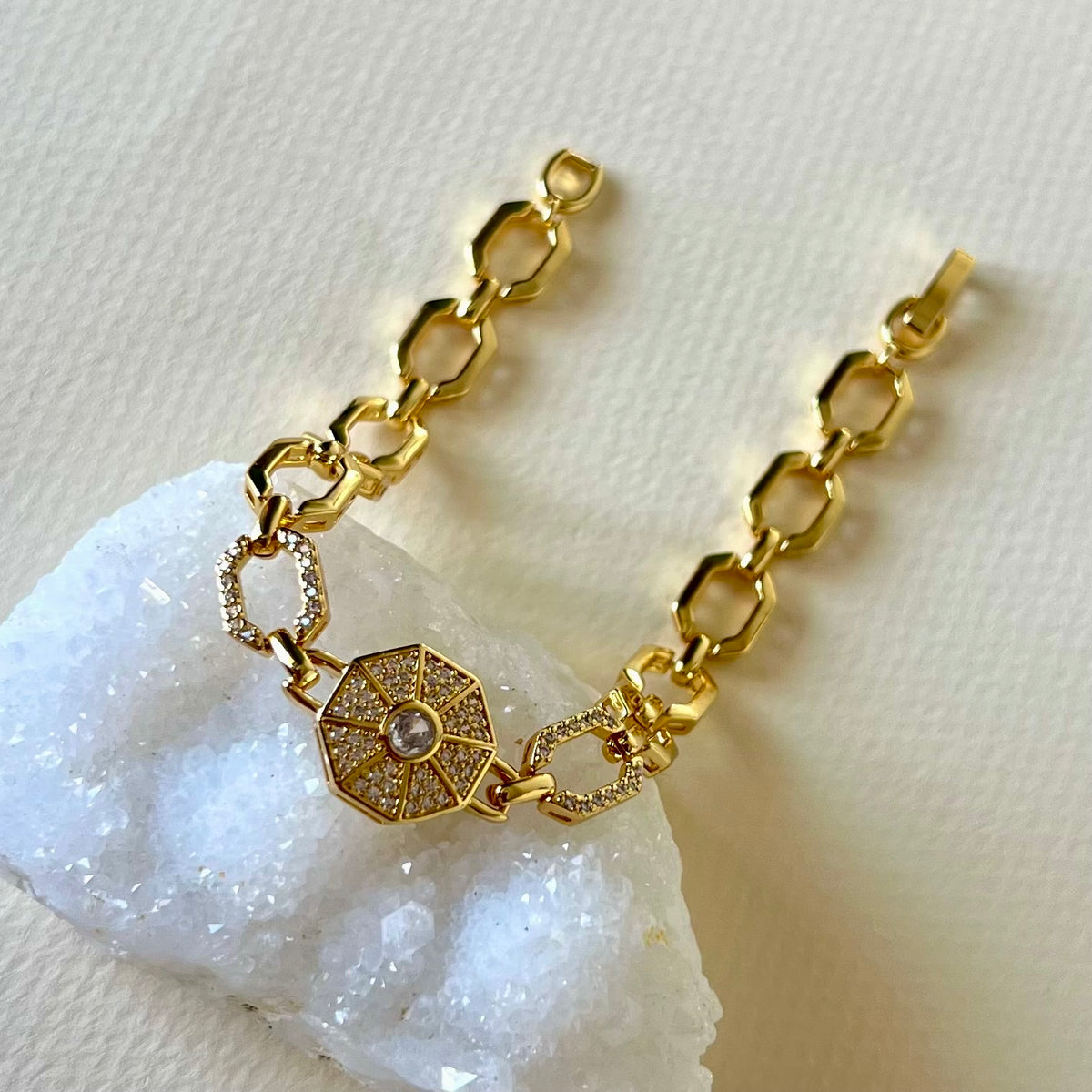 Gleamira | Gold Plated Bracelet