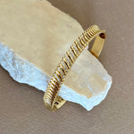 Mirexa | Gold Plated Bangle