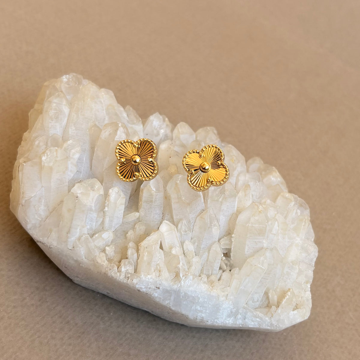 Cleefer 02 | Gold Plated Earrings