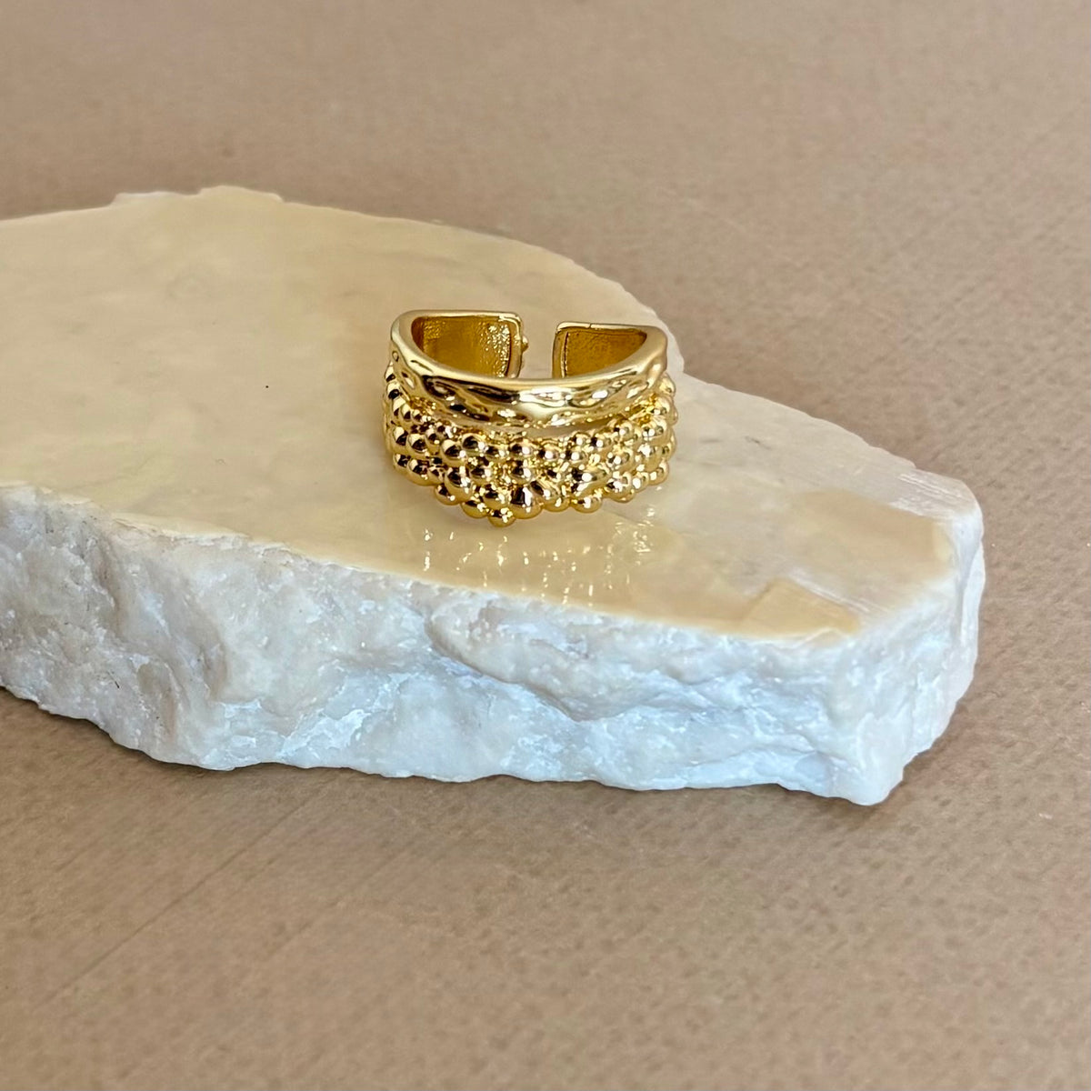Cariona | Gold Plated Ring