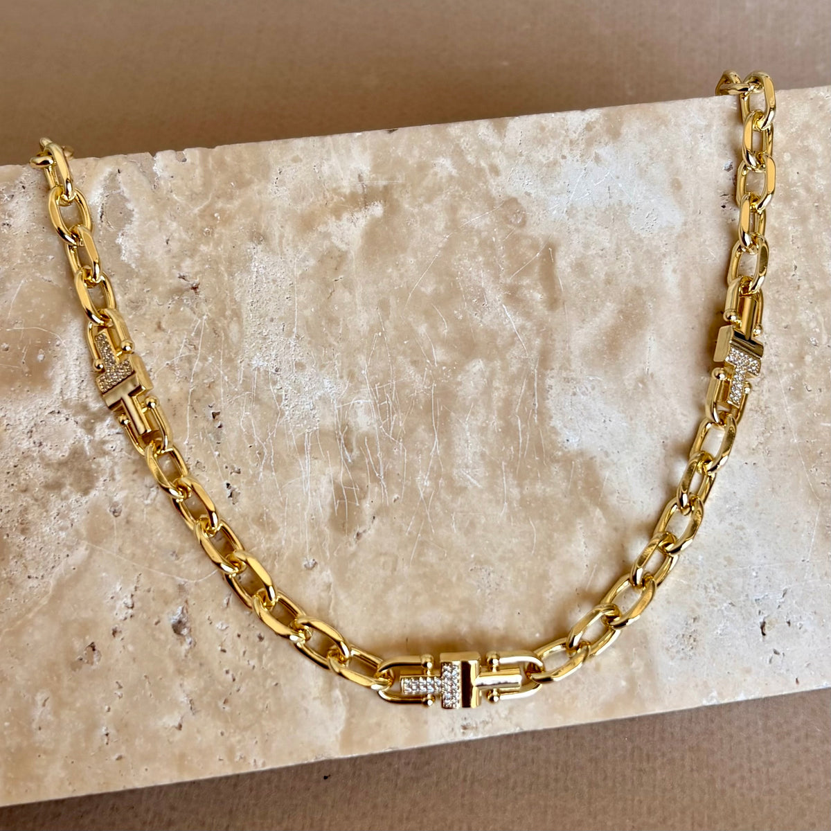 Pavrelia | Gold Plated Necklace