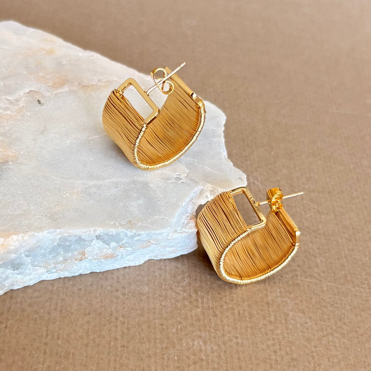 Amuled | Gold Plated Earrings