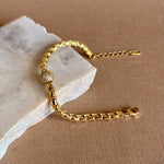 Cecil 02 | Gold Plated Bracelet