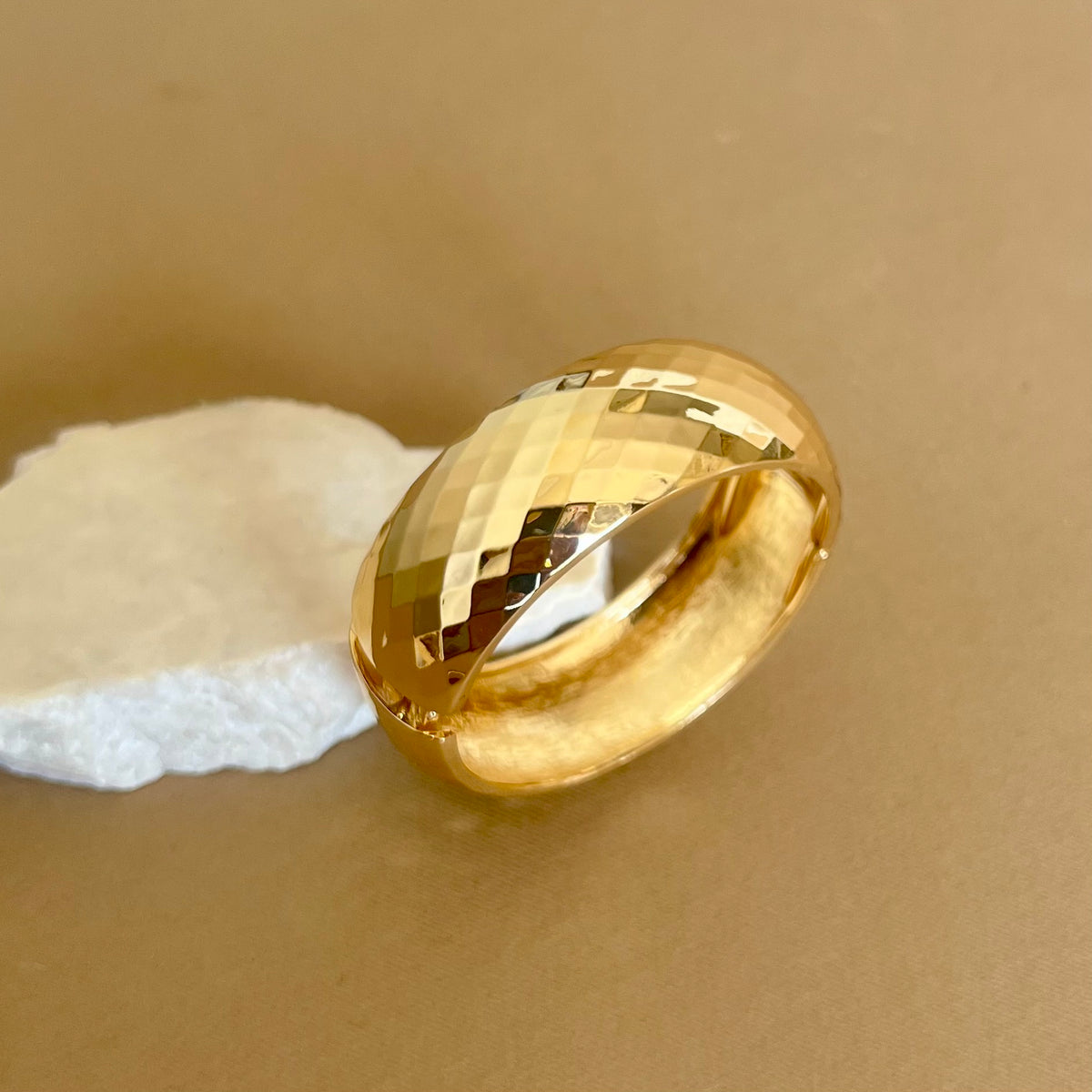 Ondulando 12 | Gold Plated Bangle