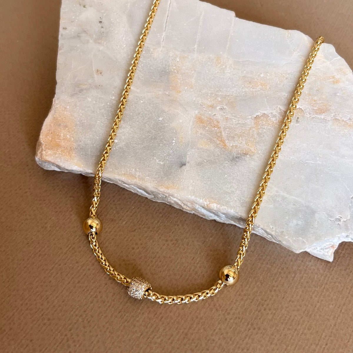 Elante | Gold Plated Necklace