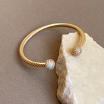 Florin 02 | Gold Plated Bangle