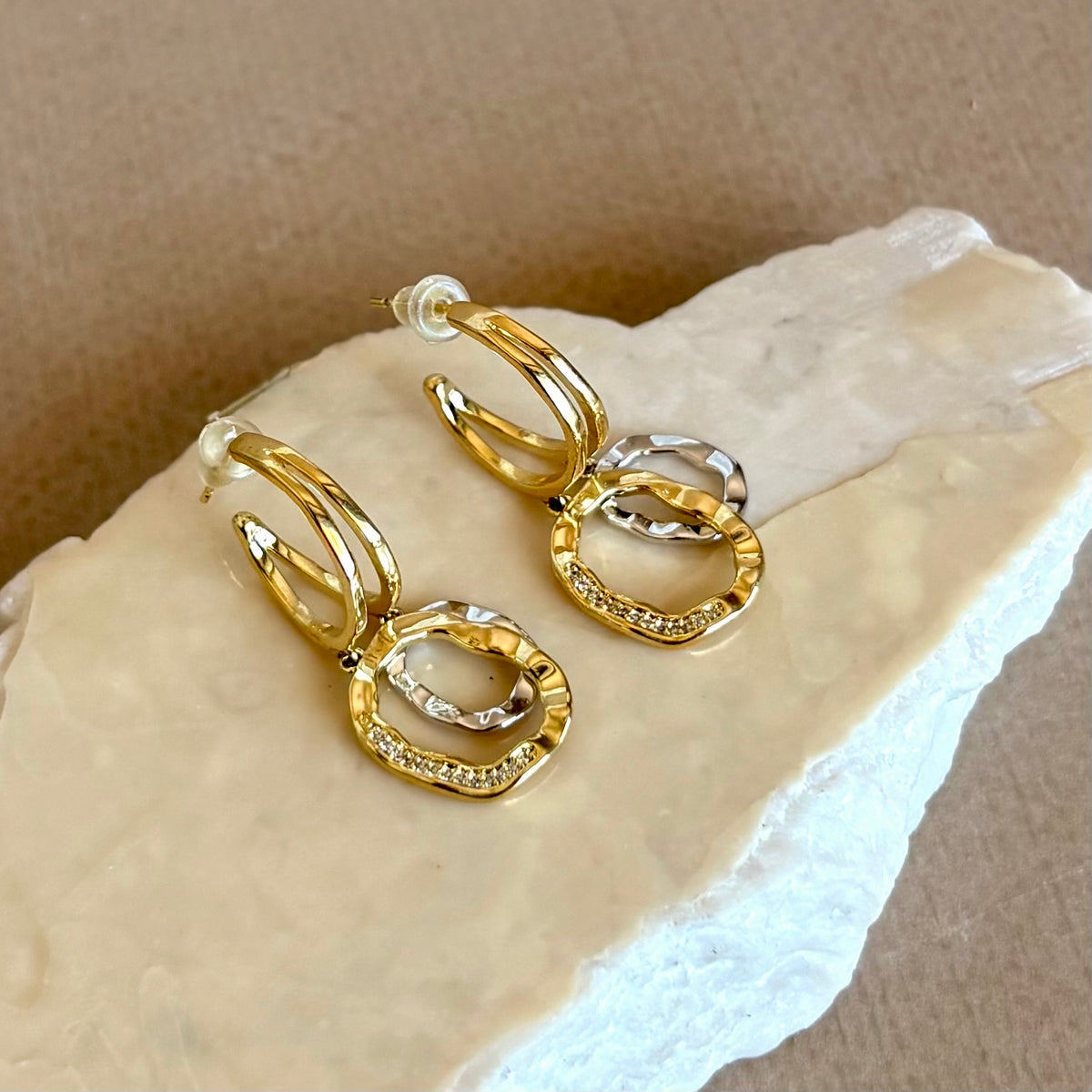 Azelune | Gold Plated Earrings