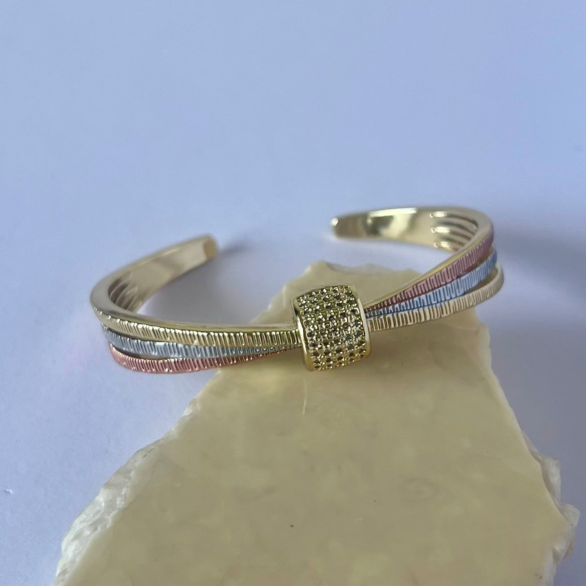 Lior | Gold Plated Bangle