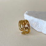 Saige 03 | Gold Plated Ring