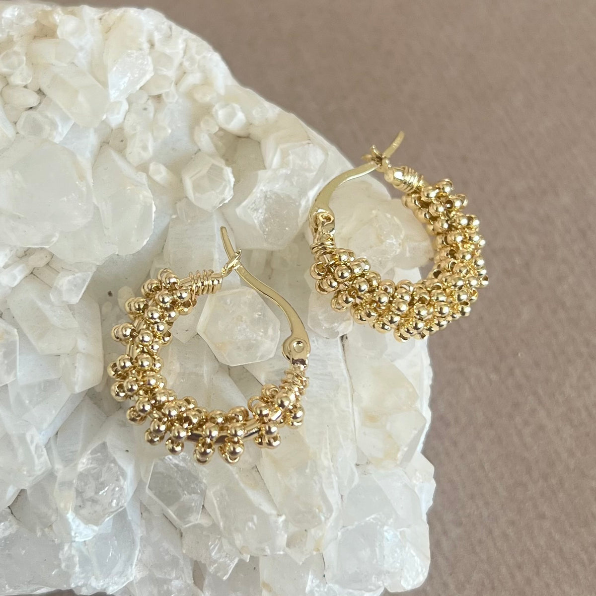 Luna | Gold Plated Earrings
