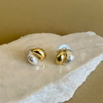 Cluster | Gold Plated Earrings