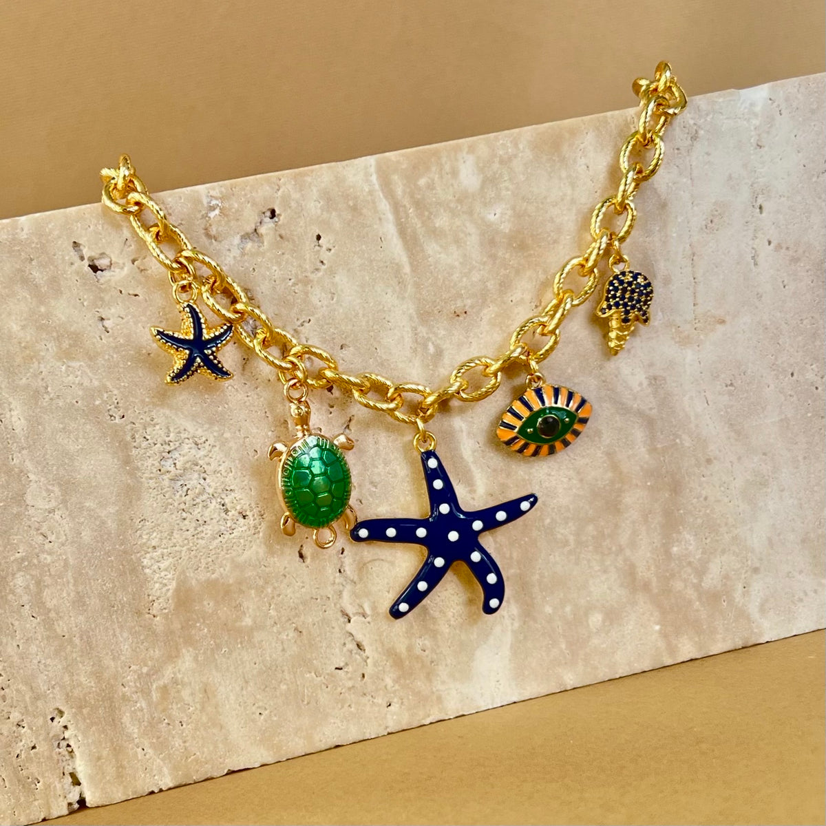 Shore-Line Muse | Gold Plated Necklace