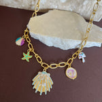 Pearl Horizon 02 | Gold Plated Necklace