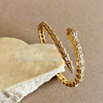 Cobra 02 | Gold Plated Bangle